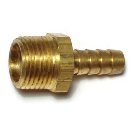 Midwest Fastener 3/8" x 1/2MIP Brass Hose Barbs 4PK 66512